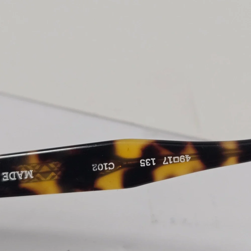 SEE 0716 Core Collection Tortoise Cat Eye Eyeglass Frames Made in Italy C102